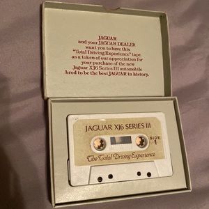 JAGUAR The Total Driving Experience CASSETTE Tape Car Stereo XJ6 Tape series 3